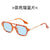 Simple Style Color Block Pc Square Full Frame Women's Sunglasses