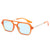 Simple Style Color Block Pc Square Full Frame Women's Sunglasses