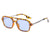 Simple Style Color Block Pc Square Full Frame Women's Sunglasses