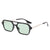 Simple Style Color Block Pc Square Full Frame Women's Sunglasses