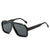 Simple Style Color Block Pc Toad Glasses Full Frame Women's Sunglasses