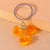 Simple Style Color Block Resin Women's Keychain