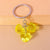 Simple Style Color Block Resin Women's Keychain