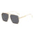 Simple Style Color Block Tac Square Full Frame Women's Sunglasses