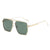 Simple Style Color Block Tac Square Full Frame Women's Sunglasses