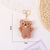 Simple Style Commute Animal Pp Cotton Keychain