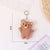 Simple Style Commute Animal Pp Cotton Keychain