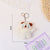 Simple Style Commute Animal Pp Cotton Keychain