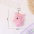 Simple Style Commute Animal Pp Cotton Keychain