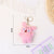 Simple Style Commute Animal Pp Cotton Keychain