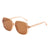 Simple Style Commute Color Block Pc Square Full Frame Women's Sunglasses