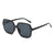 Simple Style Commute Color Block Pc Square Full Frame Women's Sunglasses