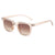 Simple Style Commute Color Block Pc Square Full Frame Women's Sunglasses