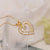 Simple Style Commute Heart Shape Copper 18k Gold Plated Zircon Pendant Necklace In Bulk