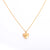 Simple Style Commute Heart Shape Copper 18k Gold Plated Zircon Pendant Necklace In Bulk