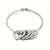 Simple Style Commute Heart Shape Stainless Steel Plating 18k Gold Plated Bangle