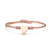 Minimalist Commute Heart Shape Stainless Steel Polishing Plating Bangle