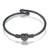 Simple Style Commute Heart Shape Stainless Steel Polishing Plating Bangle