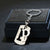 Simple Style Commute Letter Stainless Steel Keychain