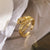 Simple Style Commute Snake Copper 18k Gold Plated Zircon Open Rings In Bulk