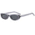 Simple Style Commute Solid Color Ac Oval Frame Full Frame Women's Sunglasses