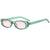 Simple Style Commute Solid Color Ac Oval Frame Full Frame Women's Sunglasses