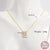 Simple Style Commute Square Sterling Silver Plating Inlay Zircon 14k Gold Plated Rose Gold Plated White Gold Plated Pendant Necklace