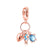 Simple Style Commute Tortoise Copper Inlay Zircon Charms Jewelry Accessories