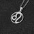 Simple Style Constellation Stainless Steel Necklace Plating Stainless Steel Necklaces