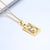 Simple Style Constellation Stainless Steel Plating Necklace