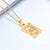 Simple Style Constellation Stainless Steel Plating Necklace