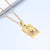 Simple Style Constellation Stainless Steel Plating Necklace