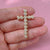 Simple Style Cross Copper Plating Jewelry Accessories