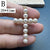 Simple Style Cross Imitation Pearl Plating Jewelry Accessories