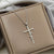 Simple Style Cross Letter Titanium Steel Plating Pendant Necklace