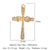 Simple Style Cross Panda Eye Alloy Plating Inlay Zircon Gold Plated Silver Plated Charms Jewelry Accessories