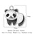 Simple Style Cross Panda Eye Alloy Plating Inlay Zircon Gold Plated Silver Plated Charms Jewelry Accessories