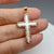 Simple Style Cross Shell Plating Jewelry Accessories