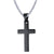 Simple Style Cross Stainless Steel Pendant Necklace Plating Stainless Steel Necklaces