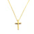 925 Sterling Silver Plating Cross Pendant Necklace