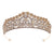 Simple Style Crown Alloy Hollow Out Rhinestones Crown 1 Piece