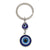 Simple Style Devil's Eye Alloy Patchwork Women's Keychain