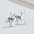 Simple Style Dinosaur Stainless Steel Plating Ear Studs 1 Pair