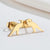 Simple Style Dinosaur Stainless Steel Plating Ear Studs 1 Pair