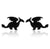 Simple Style Dinosaur Stainless Steel Plating Ear Studs 1 Pair