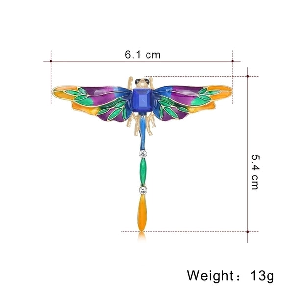 Simple Style Dragonfly Alloy Inlay Rhinestones Glass Unisex Brooches