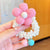 Simple Style Flower Cloth Patchwork Hair Tie 1 Piece