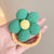 Simple Style Flower Cloth Patchwork Hair Tie 1 Piece