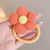 Simple Style Flower Cloth Patchwork Hair Tie 1 Piece