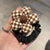 Simple Style Flower Cloth Patchwork Hair Tie 1 Piece